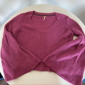 Free People Cropped Sweater